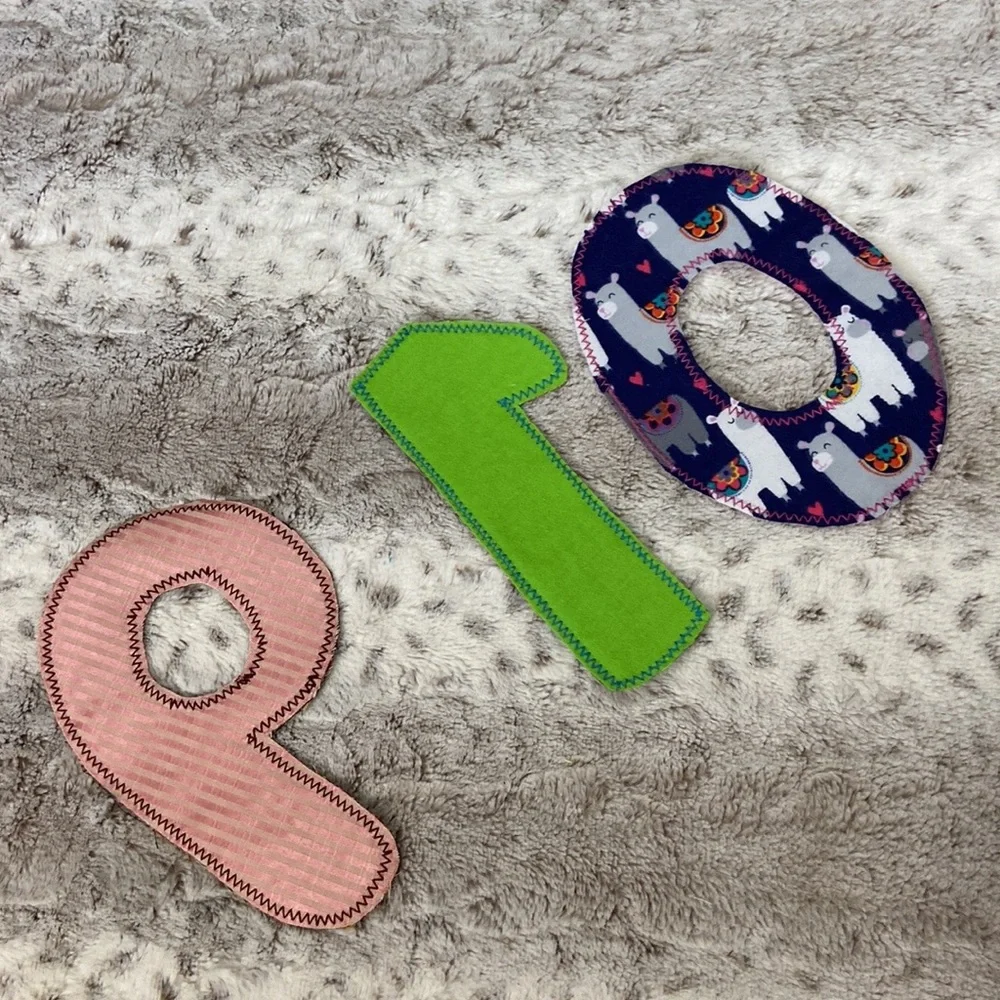 Handmade felt fabric numbers boys girls educational toys sensory play preschool